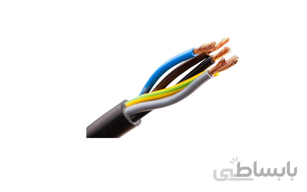 کابل فرمان کولری 1.5 4 زوج و 1.5 5 زوج خراسان افشار نژاد