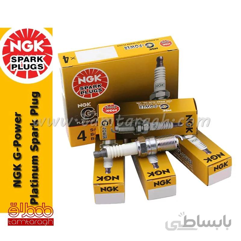 شمع NGK سوزنی انژکتوری پایه کوتاه BKR6E-GP کد 7092