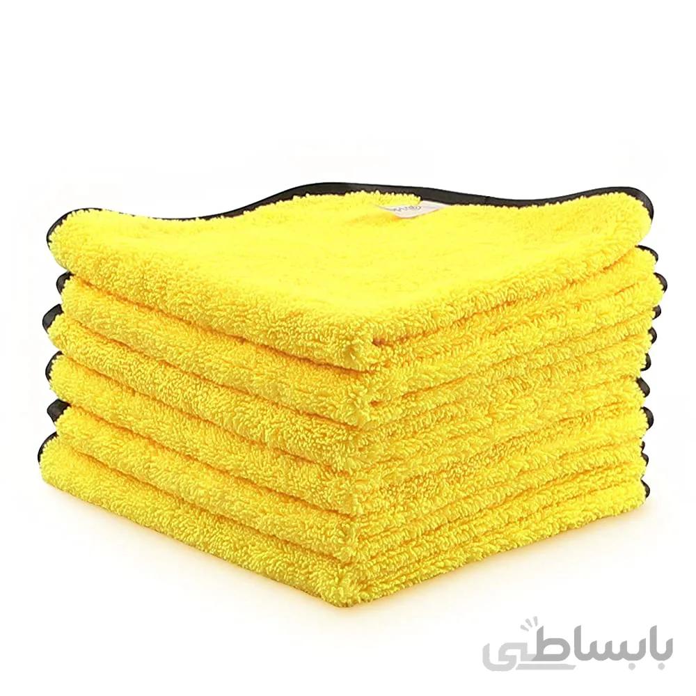 حوله ریز الیاف میکروفایبر 30*40 بسته 5 عددی