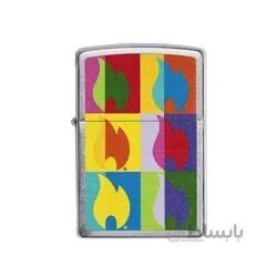 فندک زیپو مدل Zippo Abstract Flame کد 29623 ا Zippo Abstract Flame Lighter 29623