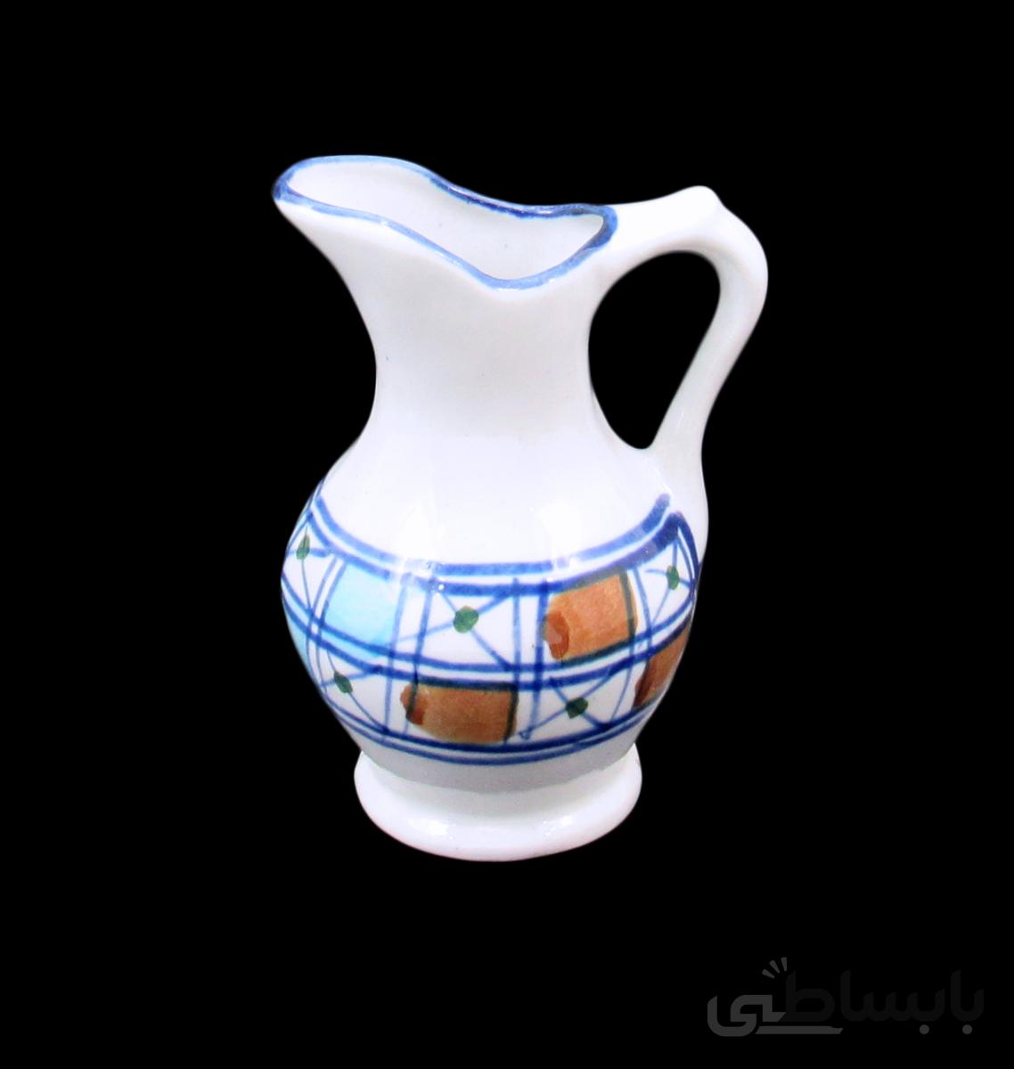 آبلیمو خوری چینی میبد مروارید طرح شطرنجی