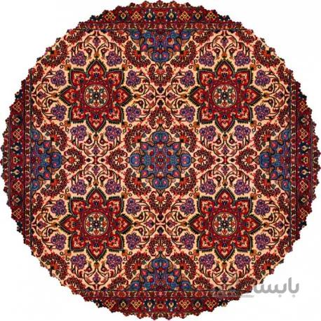 رومیزی مخمل گرد فرش آفتاب