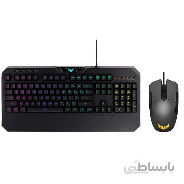کیبورد و ماوس مخصوص بازی ایسوس مدل TUF Gaming Combo