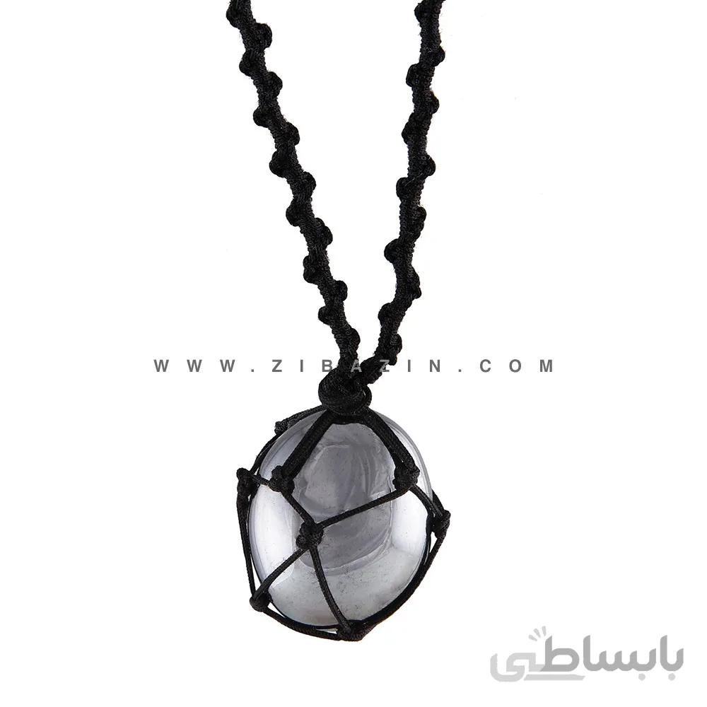 آویز دستساز سنگ حدید