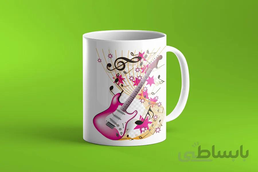 ماگ گیتار دخترونه