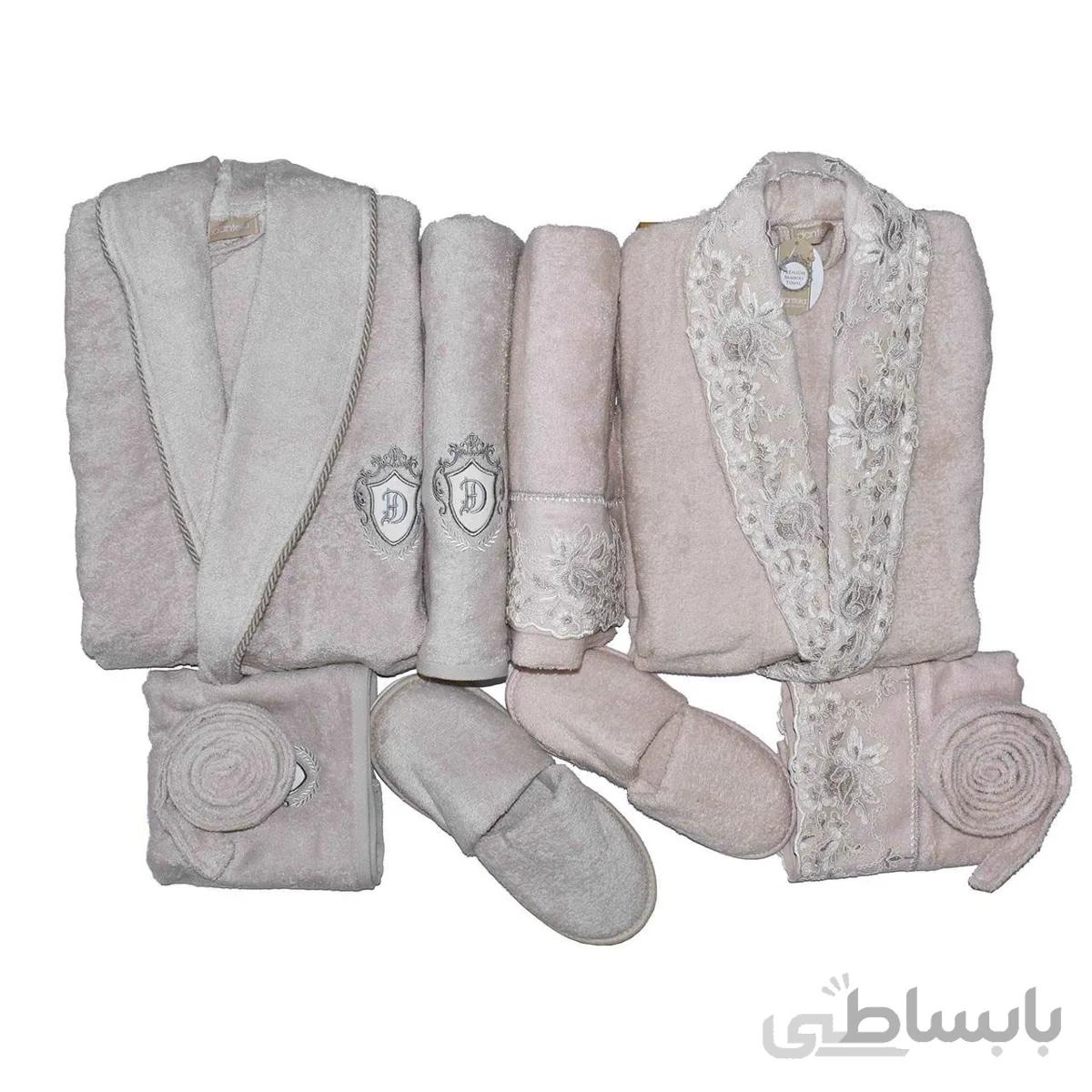 سرویس حوله پالتویی 8 تکه دانتلا ویتا کد 906011