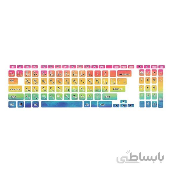 استیکر کیبورد طرح colors 36