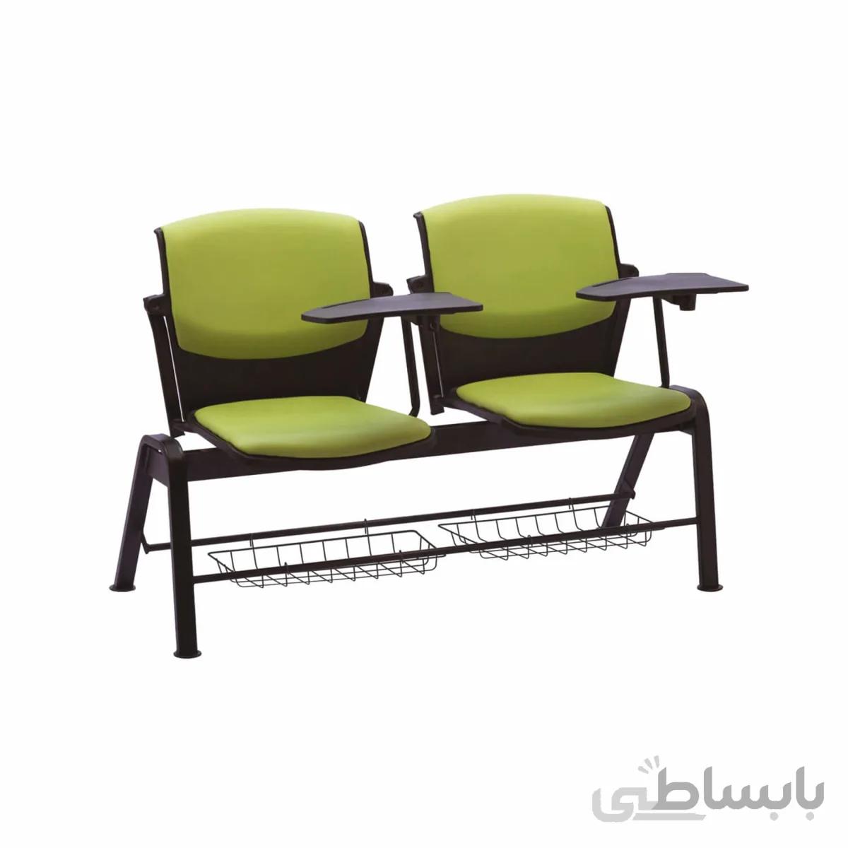 صندلی انتظار دو نفره دانش آموزی مدل ماکان 1 رایانه صنعت