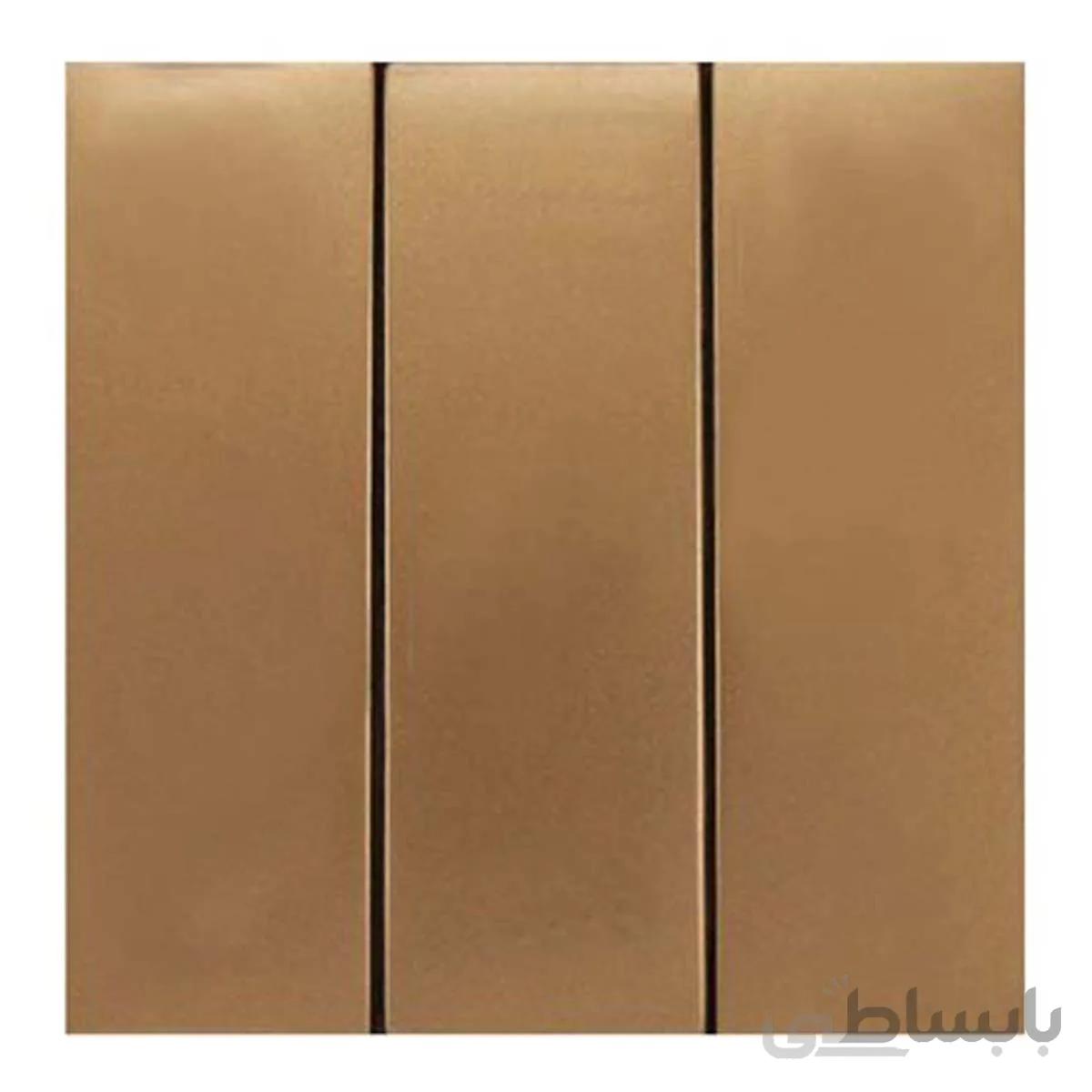 صفحه کلید سه پل پارت الکتریک مدل اذین طلایی ا Plate The key to three bridges Part Electric Golden Azin model