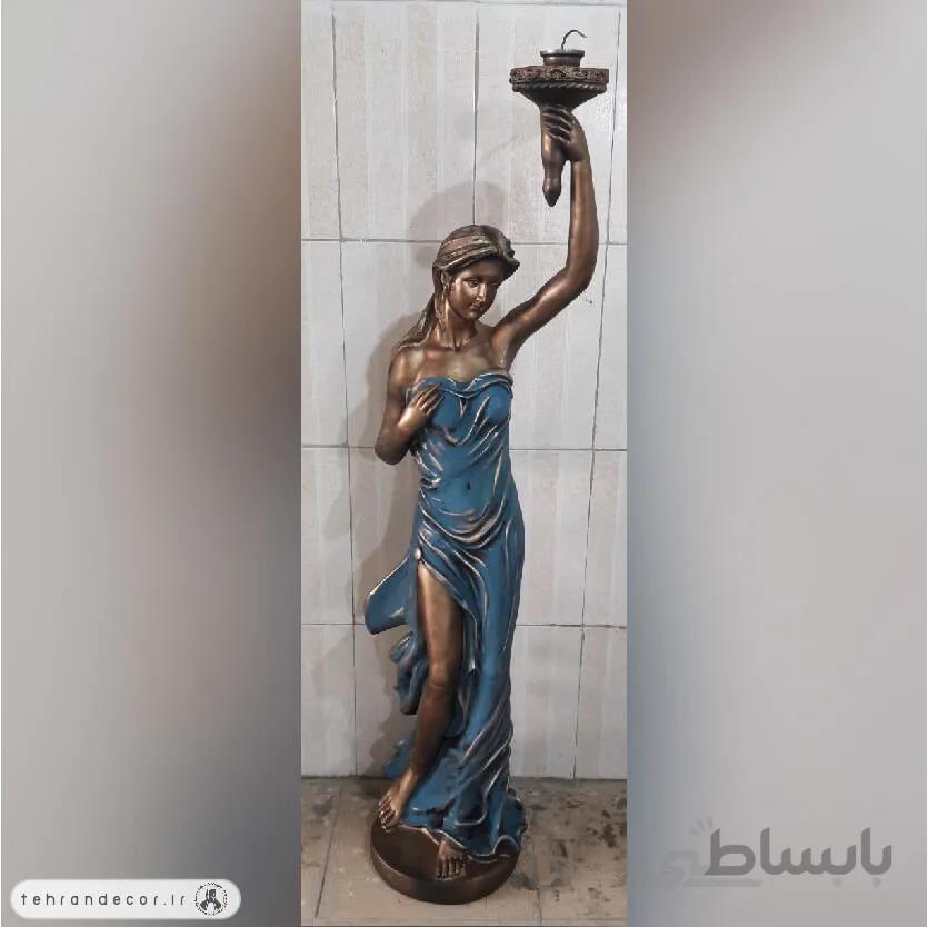 مجسمه ایستاده و شمعدان لیانا(liana)