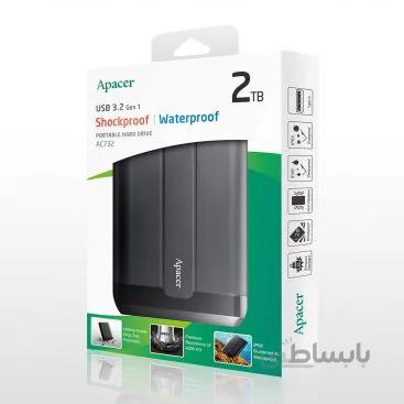 هارد اکسترنال اپیسر مدل AC732 ظرفیت 2 ترابایت ا Apacer External Hard Drive Model AC732 Capacity 2 Terabyte