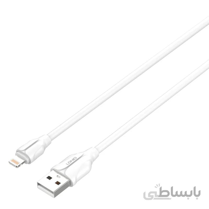 کابل تبدیل USB به لایتنینگ الدینیو مدل LS-361 طول ۱ متر