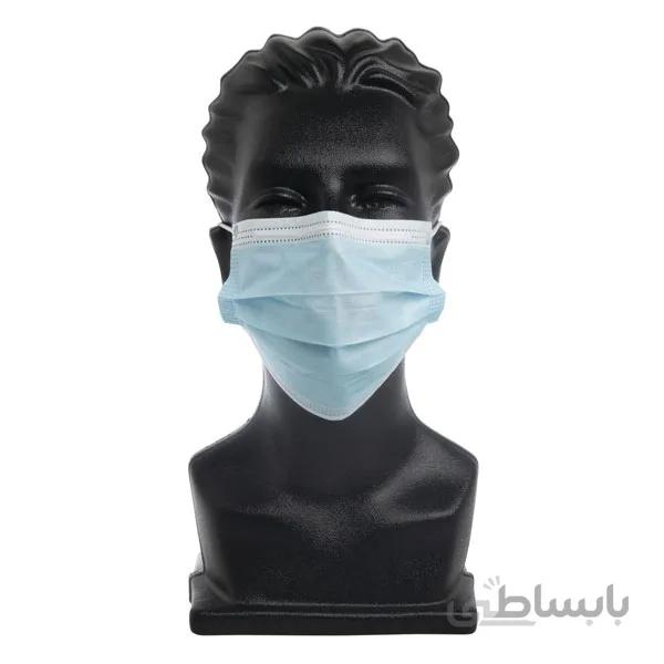 ماسک آبی سه لایه با فیلتر ملت بلون (۵۰ عدد) ا Blue Three Layer face mask