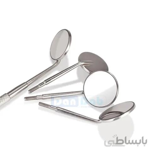 سرآینه ١٢ عددى | ND Stainless Steel Mouth Mirror Head