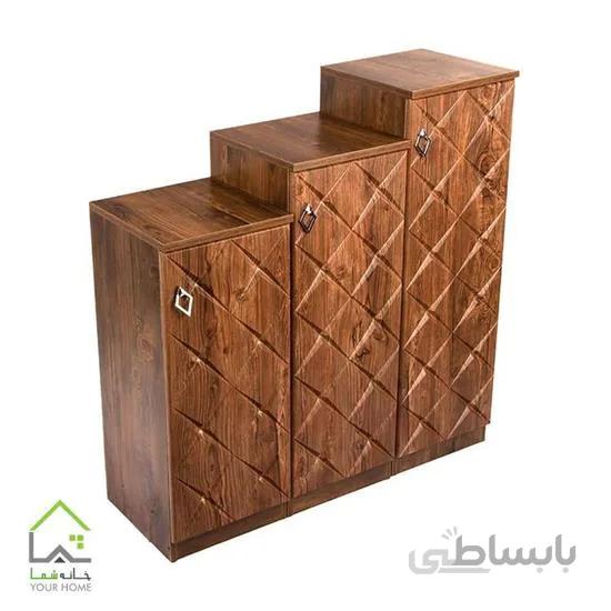 جاکفشی سه تیکه پله ای