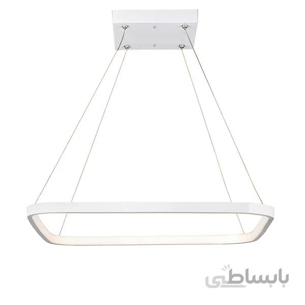 لوستر چشمه نور مدل مدرن کد L6335/1H-WT-آفتابی