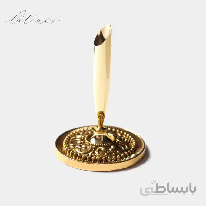 پایه فلزی طرح آرتمیس طلایی