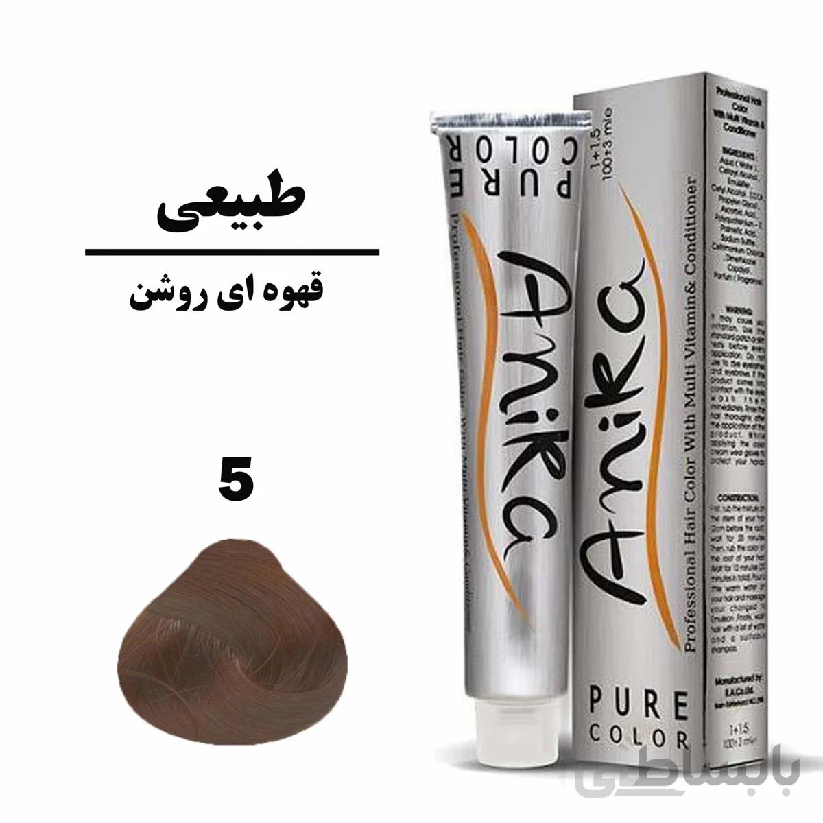 رنگ مو آنیکا 5 (قهوه ای روشن)