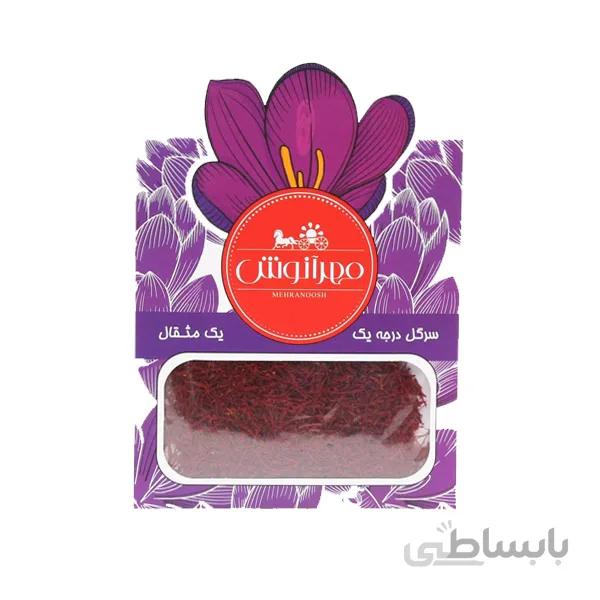 زعفران کارتی 1 مثقالی مهرآنوش