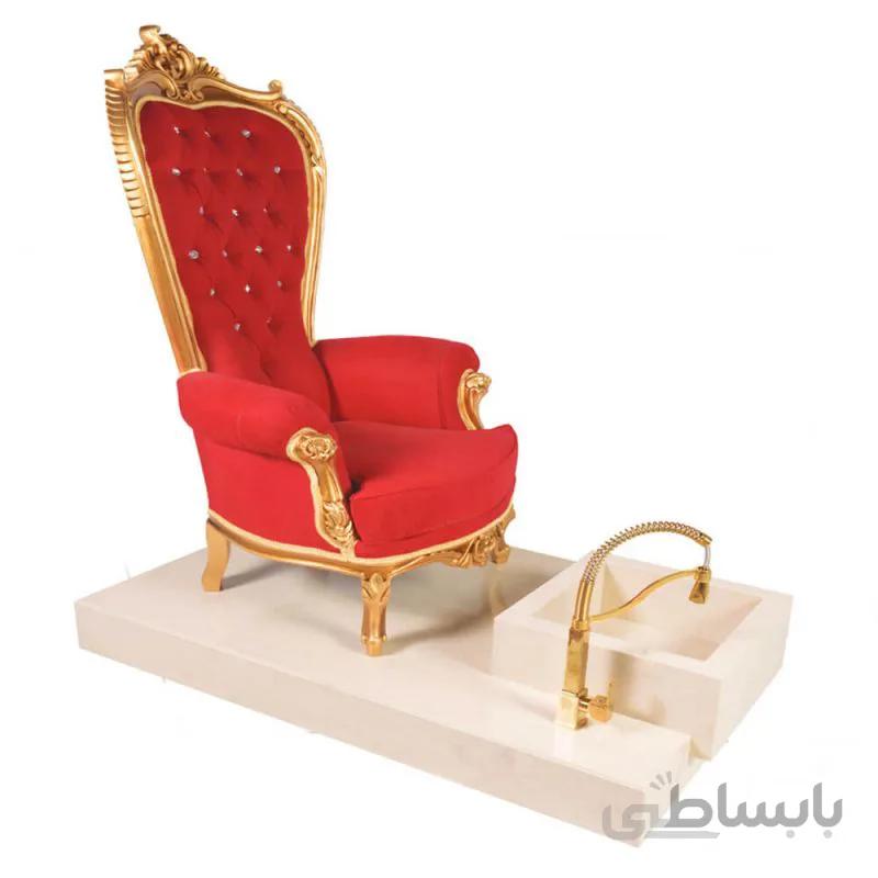 صندلی آرایشگاهی مناسب پدیکور صنعت نواز مدل SN-6890 ا Sanat Navaz Beauty Salon Chair SN-6890