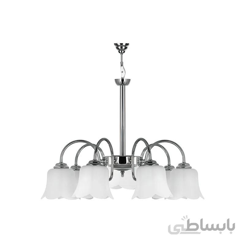لوستر 7 شعله چشمه نور مدل 809/7C