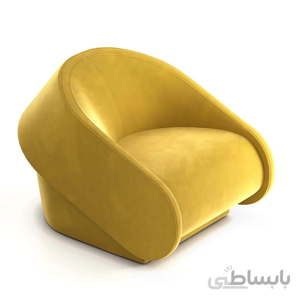 مبل تک نفره تختخواب شوSF-107-01 بدنه بدون پوشش هلگر