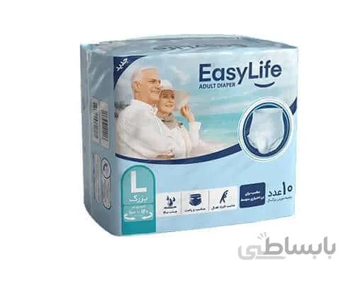 پوشک بزرگسالان شورتی بزرگ ایزی لایف