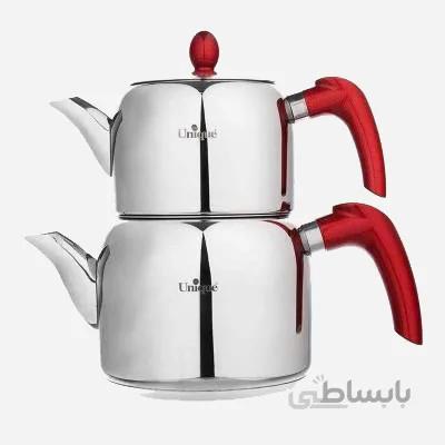 کتری قوری استیل یونیک ترکیه - مشکی