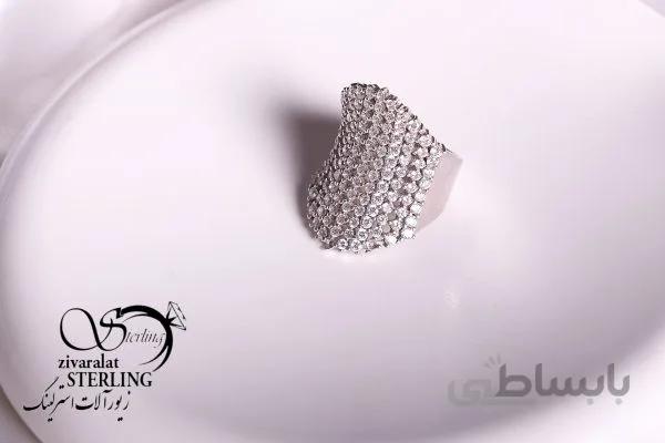 انگشتر نقره زنانه کد 5218