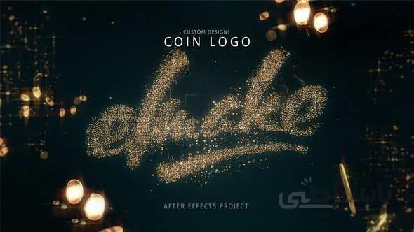 پروژه آماده افترافکت : لوگو پارتیکل سکه Coin Logo 24092867