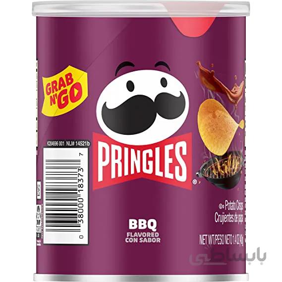 چیپس پرینگلز ۴۰ گرم کباب سابور با طعم باربیکیو – Pringles BBQ Flavored con sabor