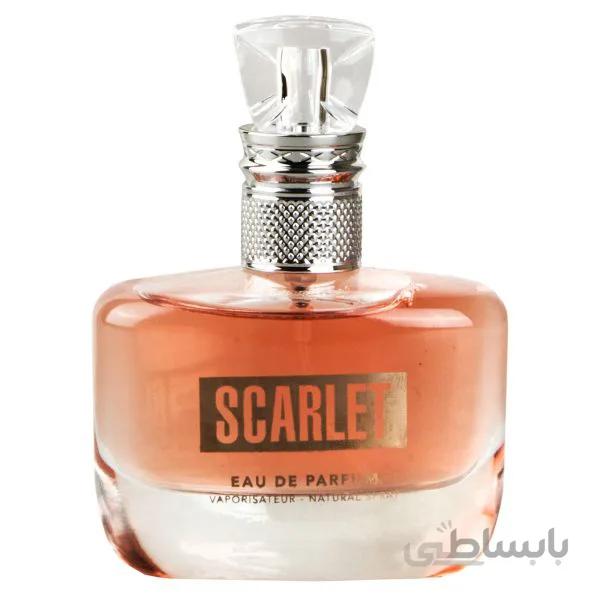 عطر ادکلن زنانه ژان پل گوتیه اسکندال فراگرنس ورد اسکارلت (Fragrance World Scarlet) حجم 100 میل ا Fragrance World Scarlet for woman