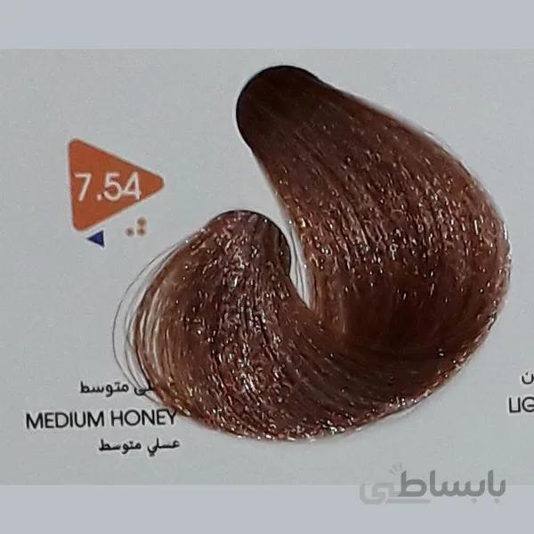رنگ مو ویتامول (Vitamol) عسلی متوسط (شماره 7/54 عسلی) حجم 120 میل