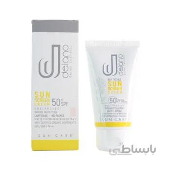 کرم ضد آفتاب بایوتچ SPF+50 بژ روشن دلانو ا ( DELANO Sunscreen Bio-Taches Light Beige SPF50 )