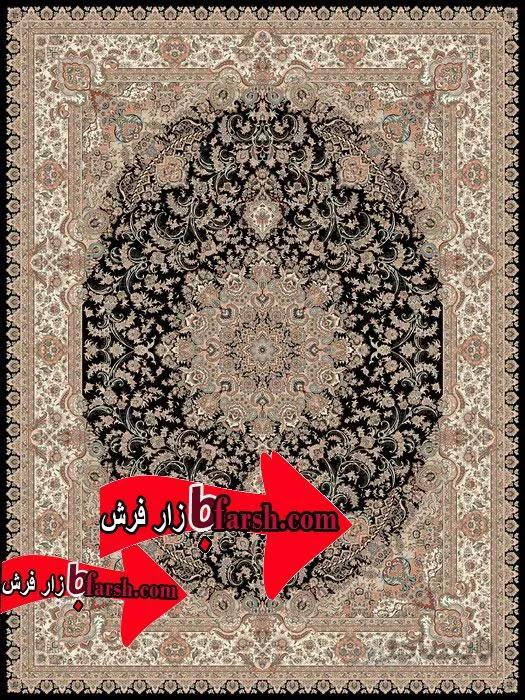 فرش نگین مشهد طرح714 سرمه ای