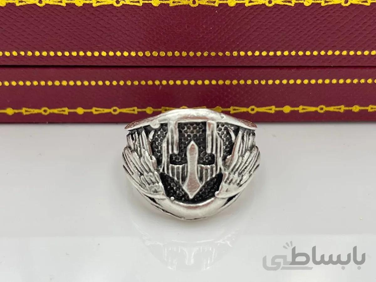 انگشتر ورشو خاص با بال فرشته فری سایز
