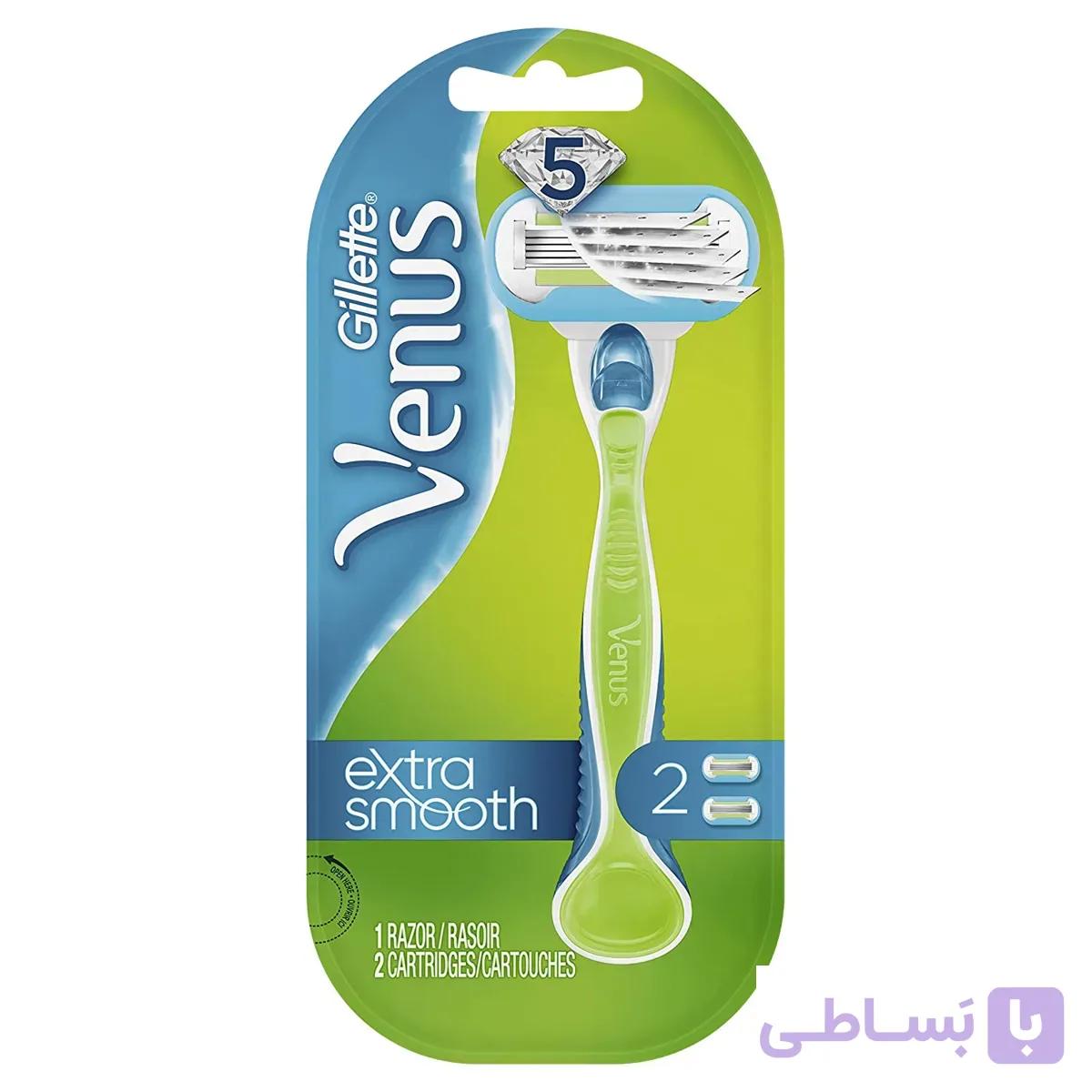 خودتراش ژیلت ونوس ۵ تیغه مدل Extra Smooth