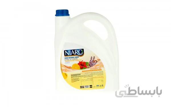 مایع دستشویی حاوی آلوئهورا و ویتامین B5 با رایحه بهارنارنج نیارو مقدار 3750 گرم