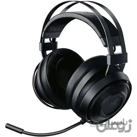 Razer Nari Essential: THX Spatial Audio - صوتی بی سیم 2.4 گیگاهرتز - هدست تنظیم خودکار - هدست بازی با رایانه و PS4 کار می کند