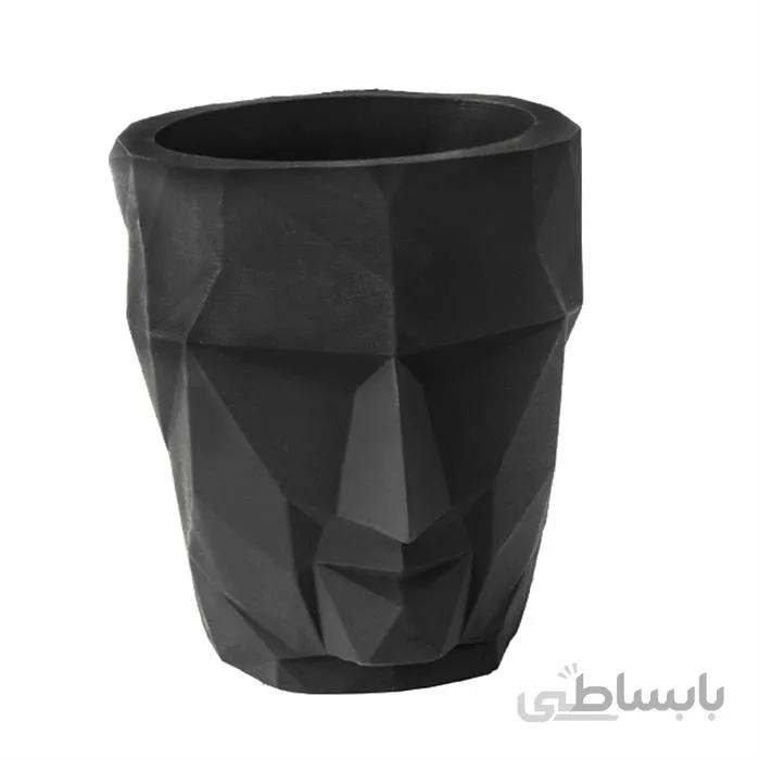 گلدان بتنی دکوسیتی کد dco45b ا گلدان طرح آیرون من دکوسیتی مناسب برای میزکار مناسب برای اقایون ابعاد: 9*8/5*14