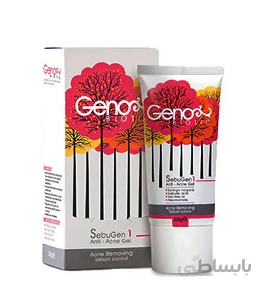 ژل ضد جوش و آکنه ژنوبایوتیک سبوژن 1 مدل Anti Acne ا SebuGen 1 Anti Acne Gel Geno Biotic کد 384823