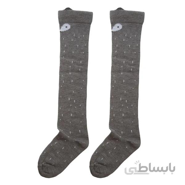 جوراب بلند فانتزی بچه گانه طرح روباه کد PH369