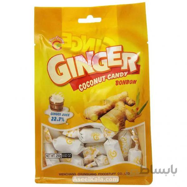 تافی زنجبیل جینجر ۲۵۰ گرم ginger