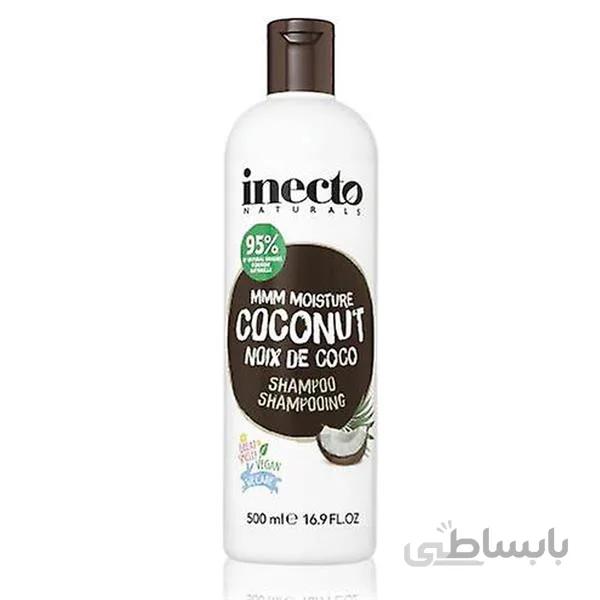 شامپو نارگیل اینکتو مخصوص موهای خشک 500 میل ا Marvellous Moisture Coconut Inecto Shampoo