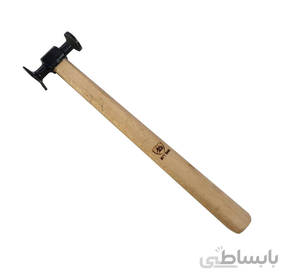 چکش دسته کوتاه بدون عاج صافکاری تکنو صاف