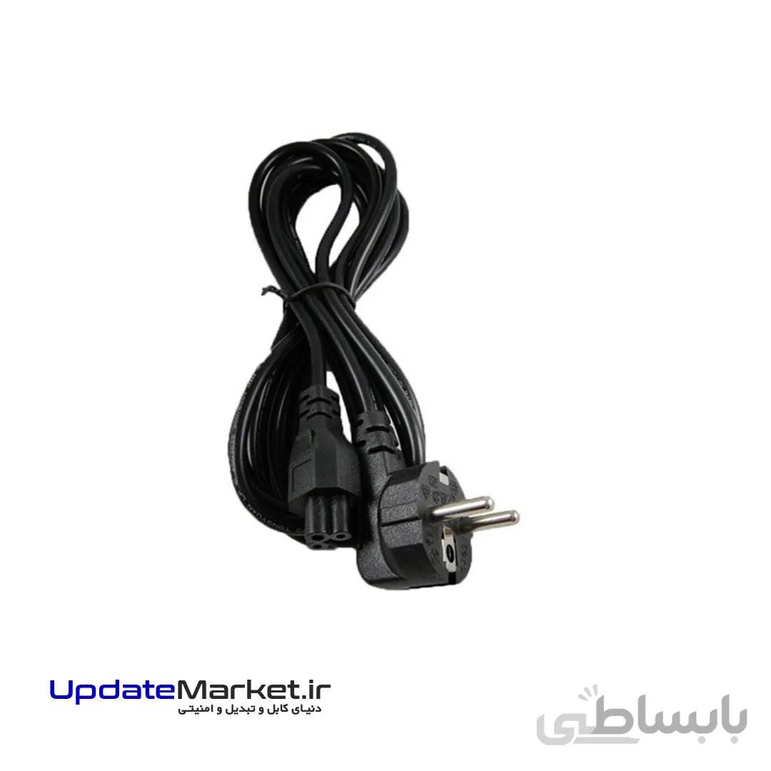 کابل برق سه پین آداپتور لپ تاپ 1.5 متری