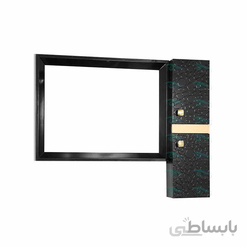 آینه دستشویی آذین مشکی