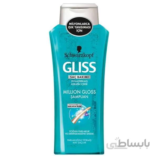 شامپو ترمیم کننده گلیس مدل Million Gloss حجم 400 میلی لیتر ا Gliss Million Gloss Repair Shampoo 400ml