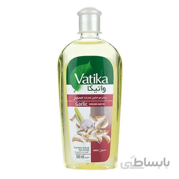 روغن تقویت رشد طبیعی مو واتیکا مدل Garlic حجم 200 میلی لیتر ا Vatika Garlic Promotes Natural Hair Growth Oil 200ml