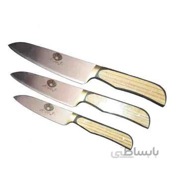 ست کارد آشپزخانه 3 تایی توت کالا tootkala مروارید 111